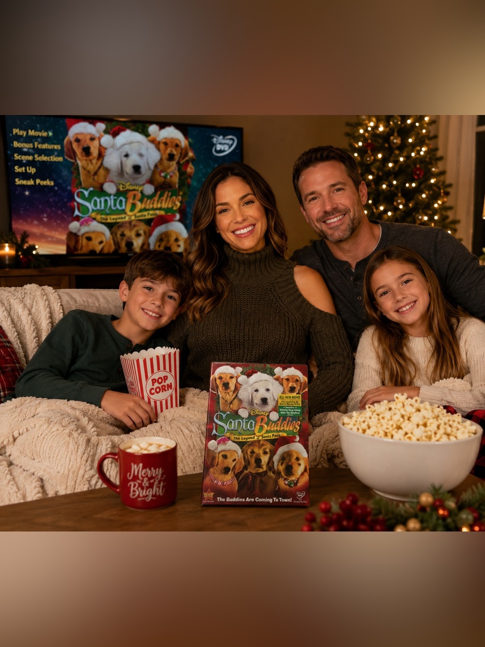 Disney Santa Buddies The Legend of Santa Paws DVD Christmas Holiday Family Movie